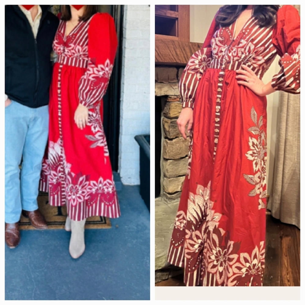 farm Rio V Neck Mididress - Picture 6 of 7